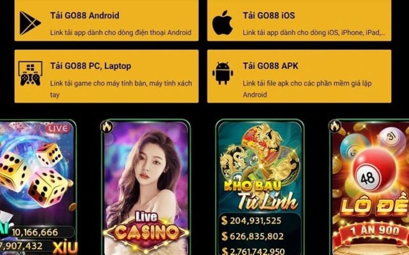 Tải game Go88 dễ dàng với các thao tác đơn giản